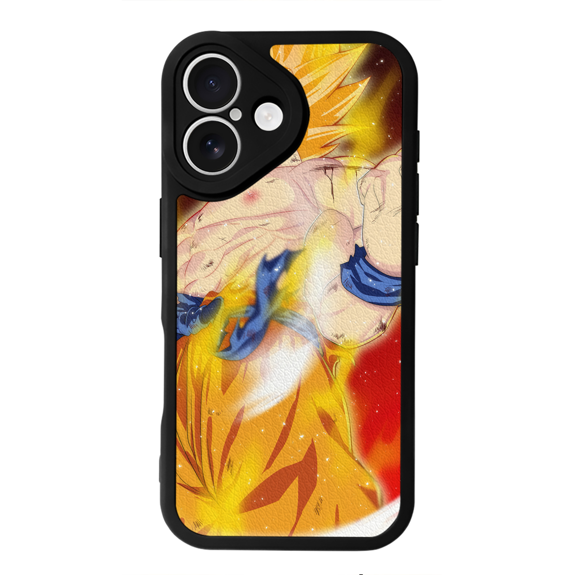 （画像用） ドラゴンボール DRAGON BALL 【iPhone 16シリーズ対応】シリコンスマホケース（レザー調） 材質：シリコン
